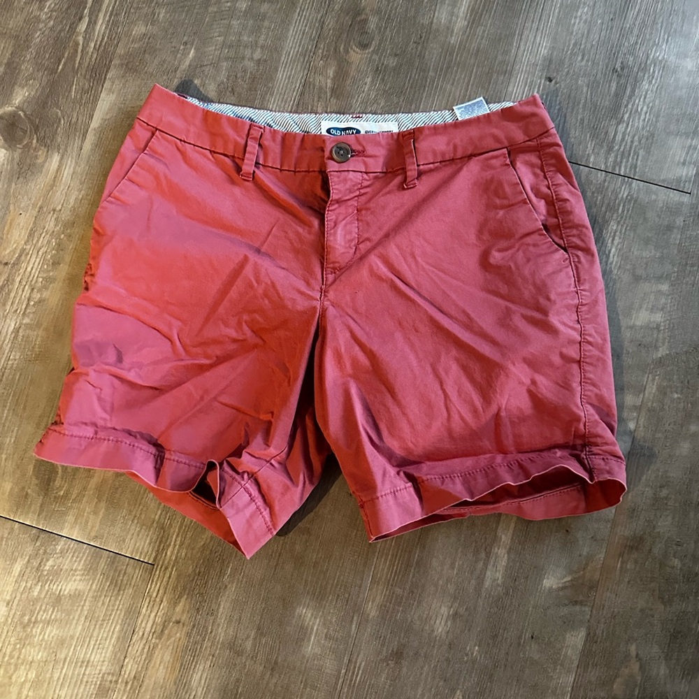 OLD NAVY Brand Pink Linen Bermudas (Size 2)